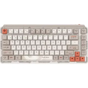 Klávesnice Mechanická bezdrátová klávesnice MIIIW kávová