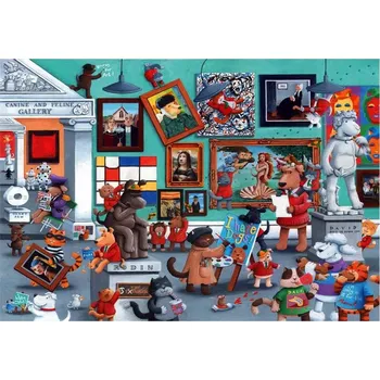 Puzzle Puzzle ANATOLIAN kočičí a psí umělci 260 dílků