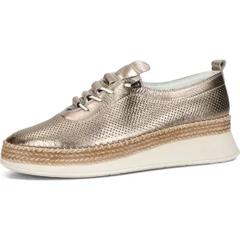 Dámské polobotky Robel dámské kožené polobotky - bronzové