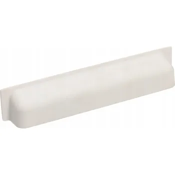 Nábytkové kování Nábytková úchytka GAMET UP11 bílá soft touch 128mm
