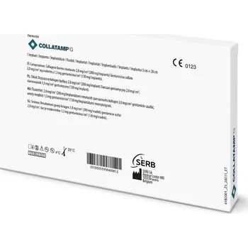 Náplast Collatamp G hemostatická houbička 5x20x0.5cm