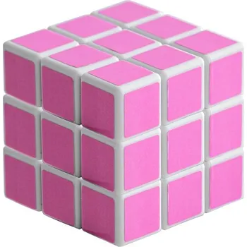 Hlavolam Rubikova kostka - růžová