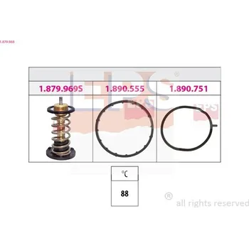 Těsnění motoru Termostat, chladivo EPS 1.879.988