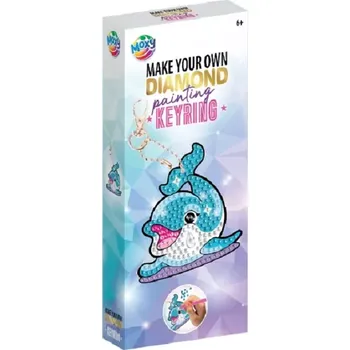 Diamantové malování Diamantové malování – přívěsek delfín