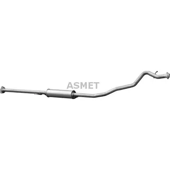 Tlumič výfuku Střední tlumič výfuku ASMET 13.026