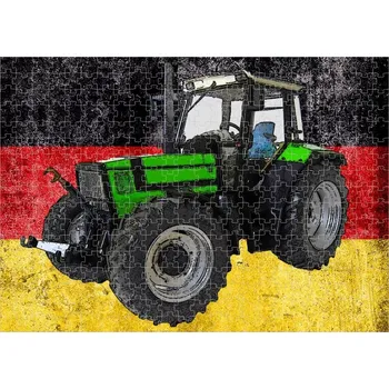 Puzzle Puzzle s traktorem Deutz Fahr (puzzle traktory)