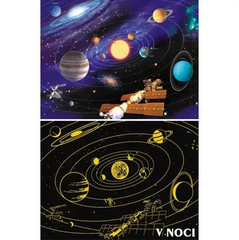 Puzzle Ravensburger svítící puzzle Sluneční soustava 500 dílků
