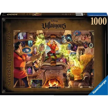 Puzzle RAVENSBURGER Disney Villainous: Gaston 1000 dílků