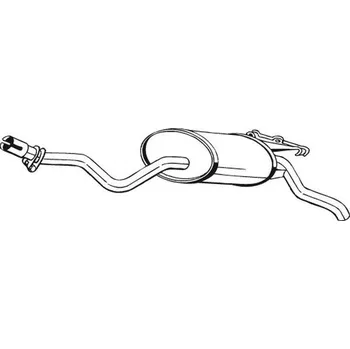 Tlumič výfuku Koncový tlumič výfuku BOSAL 175-345