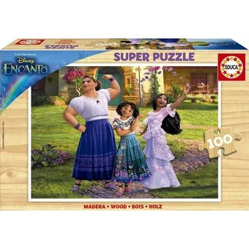 Puzzle Educa Drevene Encanto Disney EDU19199 100 dílků