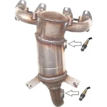 Fiat 600 II 1.1i Montážní katalyzátor výfuku 1091010-3