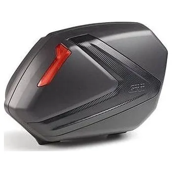 Zavazadlo na motocykl GIVI V 37NN pár bočních kufrů (levý+pravý) boční víka černá matná ala karbon (Monokey pro