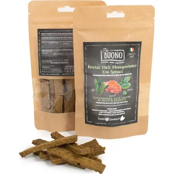 Pamlsek pro psa Farm Company PIU BUONO pamlsky pro psy se špenátem 80g