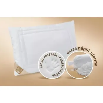 Polštář Ložnice21 Zdravotní vyvařovací polštář Mirabell Visco 40 x 60 cm (400 g)