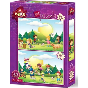 Puzzle ART Čas na hraní 35+60 dílků