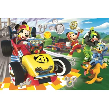 Puzzle Puzzle TREFL Mickey a závodníci 60 dílků