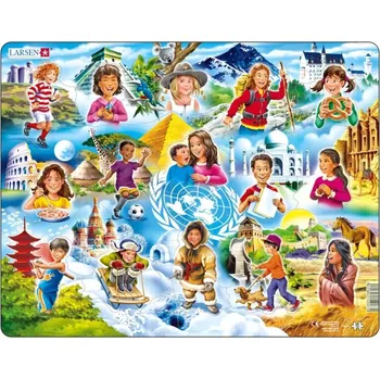 Hračka Larsen Děti ve světě 15 dílků