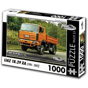 Dětské zboží Puzzle RETRO-AUTA ŠKODA LIAZ 18.29 XA (1994–2002) – 1000 dílků