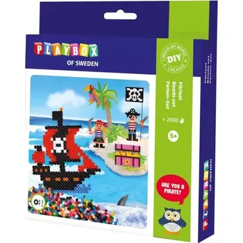 zažehlovací korálek PLAYBOX Zažehlovací korálky Sada Piráti 2000ks
