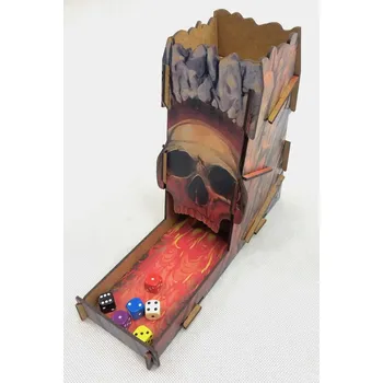 Příslušenství k deskovým hrám GeekMod Dice Tower: Skull FullPrint (GeekMod)