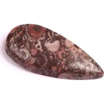 Přírodní kámen Kabošon Kammererite Fossil č.3453 (41x20x7mm)