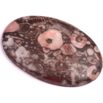 Přírodní kámen Kabošon Kammererite Fossil č.3457 (40x26x5mm)