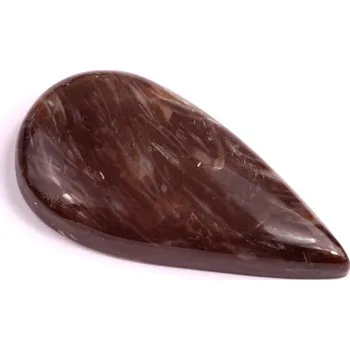 Přírodní kámen Kabošon Feather Agate č.3382 (37x20x6mm)