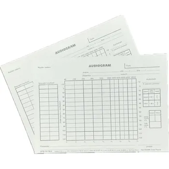 Tiskopis DITIS Audiogram (karta A5)