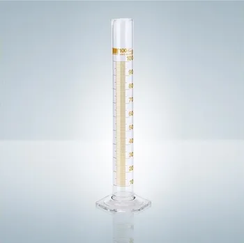 Odměrný válec Hirschmann Laborgeräte Odměrný válec třídy B, hnědý potisk Objem: 100 ml