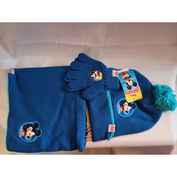 Nákrčník Disney Chlapecká zimní souprava Mickey Barva: Tmavě modrá