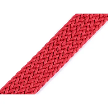 Splétaný popruh šíře 32 mm Varianta: 8 červená