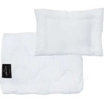 Polštář Lullalove Set polštáře s přikrývkou do postýlky