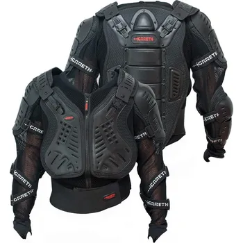 Motocyklový chránič hrudi a pátěře GARETH BUZER SCORPION chránič těla černý, 3XS