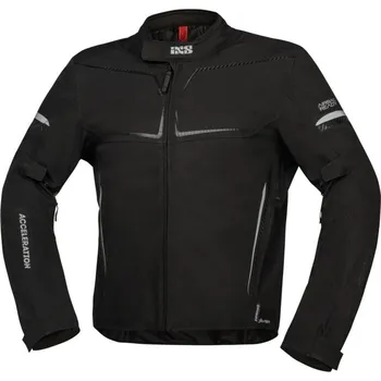 Moto bunda IXS TS-PRO-ST-PLUS černá textilní bunda, M