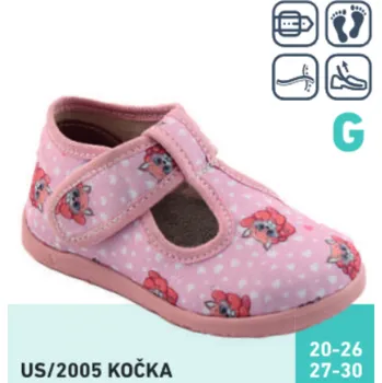 Dámská zdravotní obuv SANTÉ US/2005 KOČKA domácí obuv vel. 20-30, kočka - 30