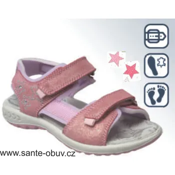 Dámská zdravotní obuv SANTÉ IC/530950 ROSA vycházková obuv vel.31-35, --- - 33