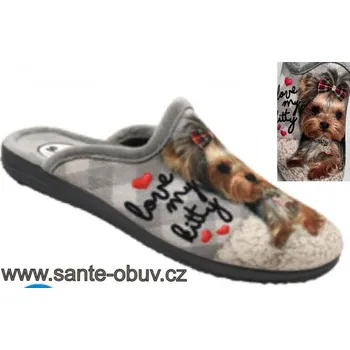 Dámská zdravotní obuv SANTÉ AB/29156 KITY domácí obuv, papuče vel.36-43, --- - 37