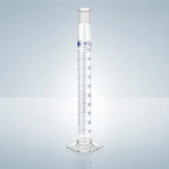 Hirschmann Laborgeräte Odměrný válec třídy A se zábrusem, modrý potisk Varianta: 100 ml (NZ-24/29)