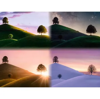 Puzzle Ravensburger puzzle Roční období 2000 dílků