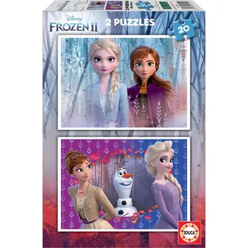 Puzzle EDUCA Ledové království 2 2 x 20 dílků