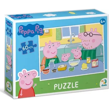 Puzzle DODO Prasátko Peppa Společné vaření 60 dílků