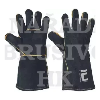 Pracovní rukavice Cerva Rukavice SANDPIPER BLACK č. 11 svářečské