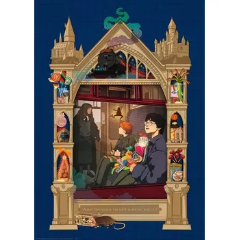 Puzzle Ravensburger puzzle Harry Potter Bradavice 1000 dílků