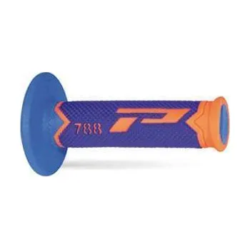 PROGRIP gripy PG788 OFF ROAD (22+25mm, délka 115mm) barva oranžová fluo/modrá/světlá modrá