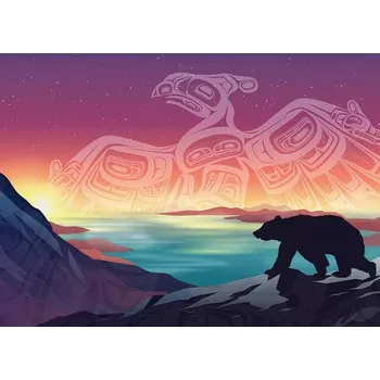 Puzzle Cobble Hill Puzzle Bouřlivák a Medvěd 500 dílků