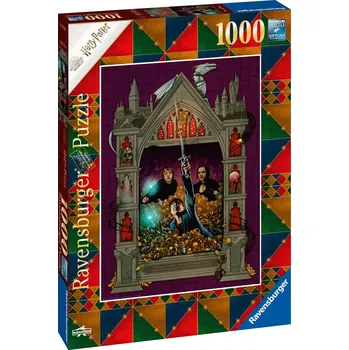 Puzzle Ravensburger Harry Potter Trezor v Gringottovic bance 1000 dílků