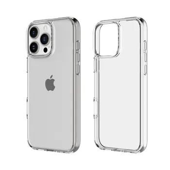 Pouzdro na mobilní telefon CVK Průhledný tvrzený kryt na iPhone 16 Pro Max