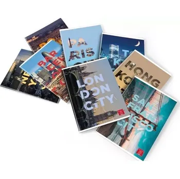 Sešit Pigna City školní sešit A4 linkovaný