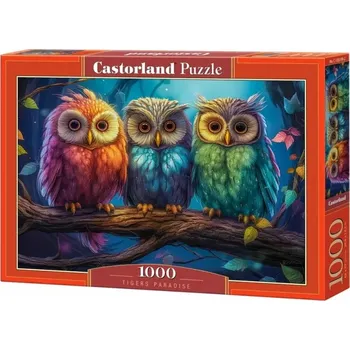 Puzzle Castorland Tři malé sovy 1000 dílků