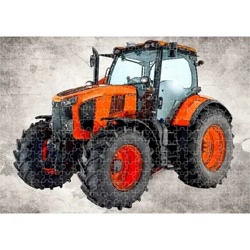 Puzzle Puzzle s traktorem KUBOTA (puzzle traktory)